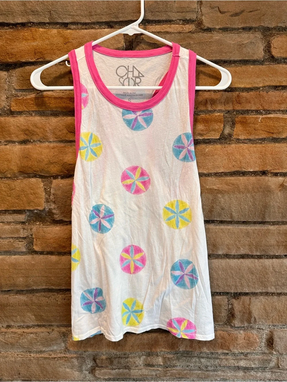 CHASER Pinwheel Graphic Tank Size S